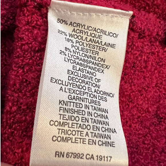 Sigrid Olsen Women's Cardigan Size PS in pink w/Multicolored Sequins and Beads - Picture 5 of 6